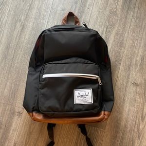 Herschel Black Backpack with Laptop Sleeve